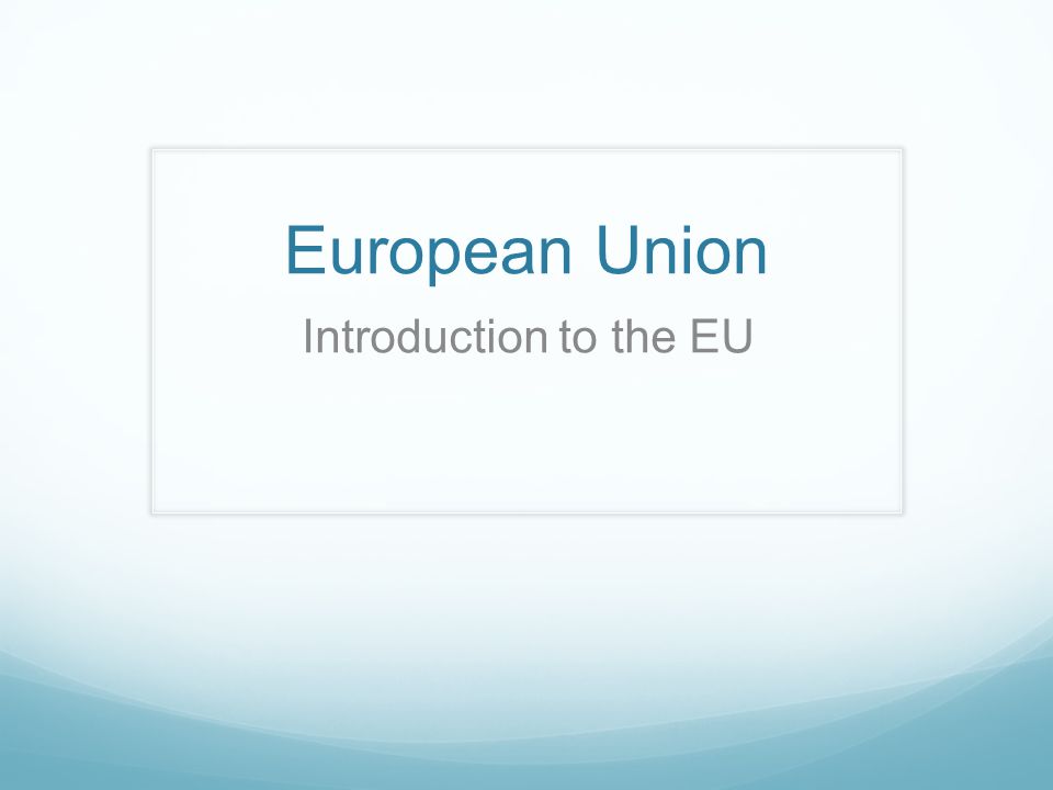Extension: Is the EU a federation or a confederation?